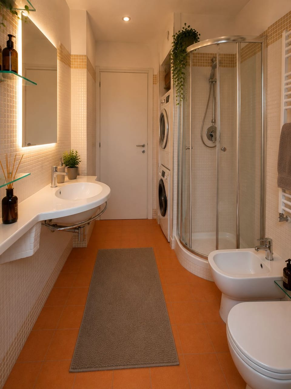 Deluxe Condo, 2 Bedrooms, Kitchen | Bathroom | Shower, free toiletries, hair dryer, towels