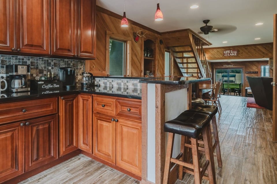 Drone view of the upper and lower decks