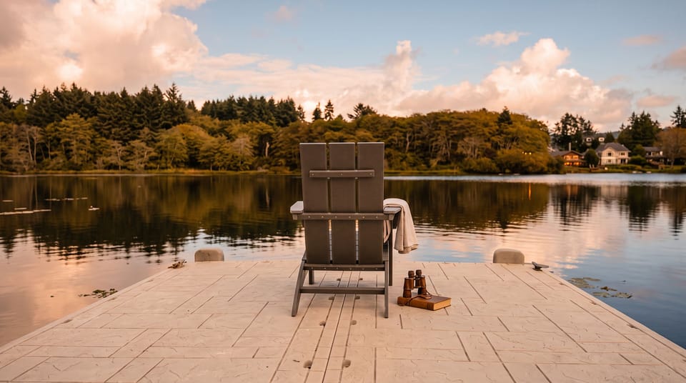 Lakeside Serenity: Perfect spot to unwind and soak in stunning views of nature's beauty