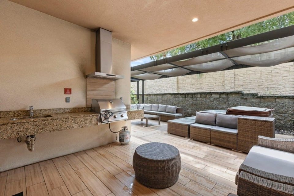 Covered patio