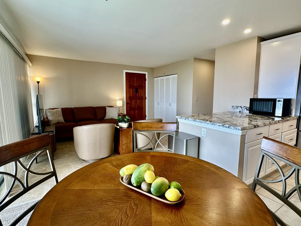 Dining table.