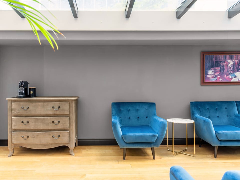 Lobby sitting area