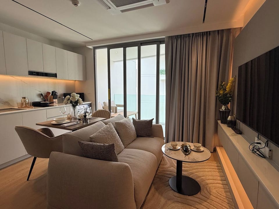 Apartment, 1 Bedroom, Accessible, Patio | Living area