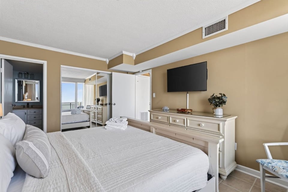 Relax in bed with your favorite show or simply recharge for another day at the beach—your private retreat awaits.