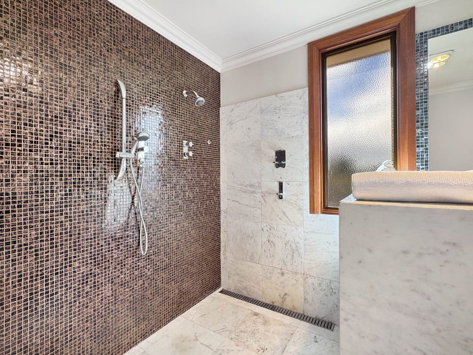 Large walk in shower