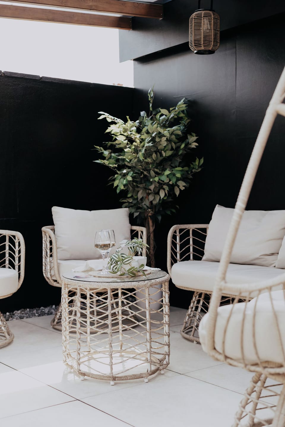Outdoor seating area