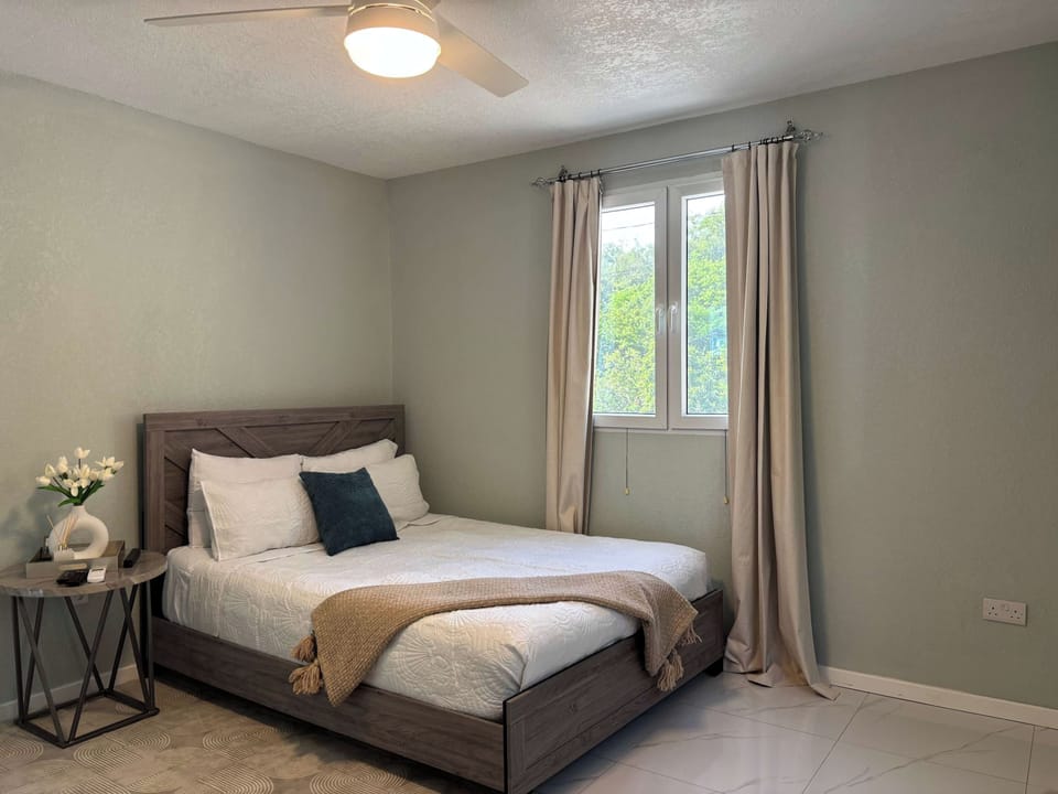 Bedroom 1 with Air conditioning, comfortable bed for a perfect sleep