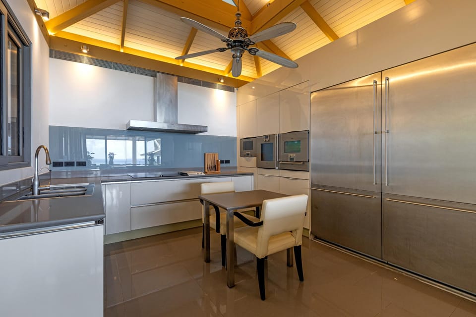 Luxury Villa, Sea View | Private kitchen | Highchair