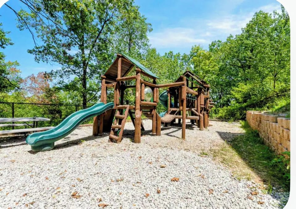 outdoor kids play area located at resort area