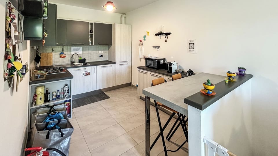 Apartment, Patio, Garden View | Private kitchen