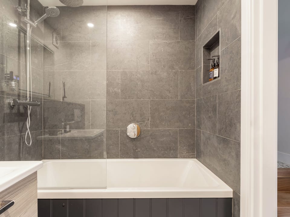 Bathroom | Woodside Lodge - Harewood Holidays, Harewood, near Leeds