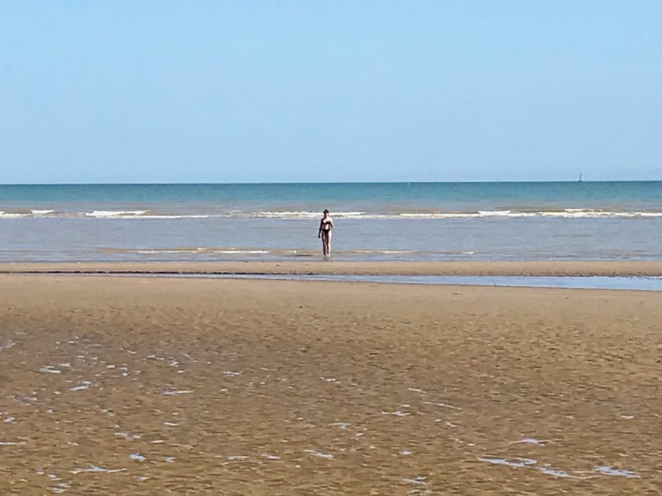 Sea swimming on the nearby beach  