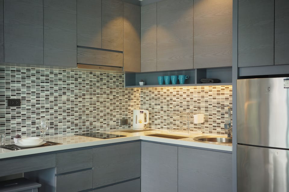 Comfort Apartment, Balcony, Courtyard View | Private kitchen