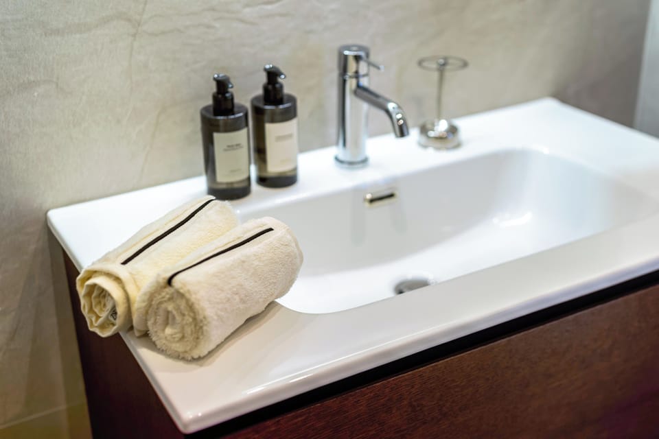 Bathroom vanity with thoughtful details