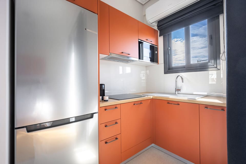 Contemporary bathroom with walk-in shower