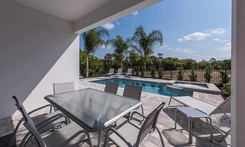 House, Multiple Beds, Pool View (EC010 - The Retro Villa - MAD) | View from room