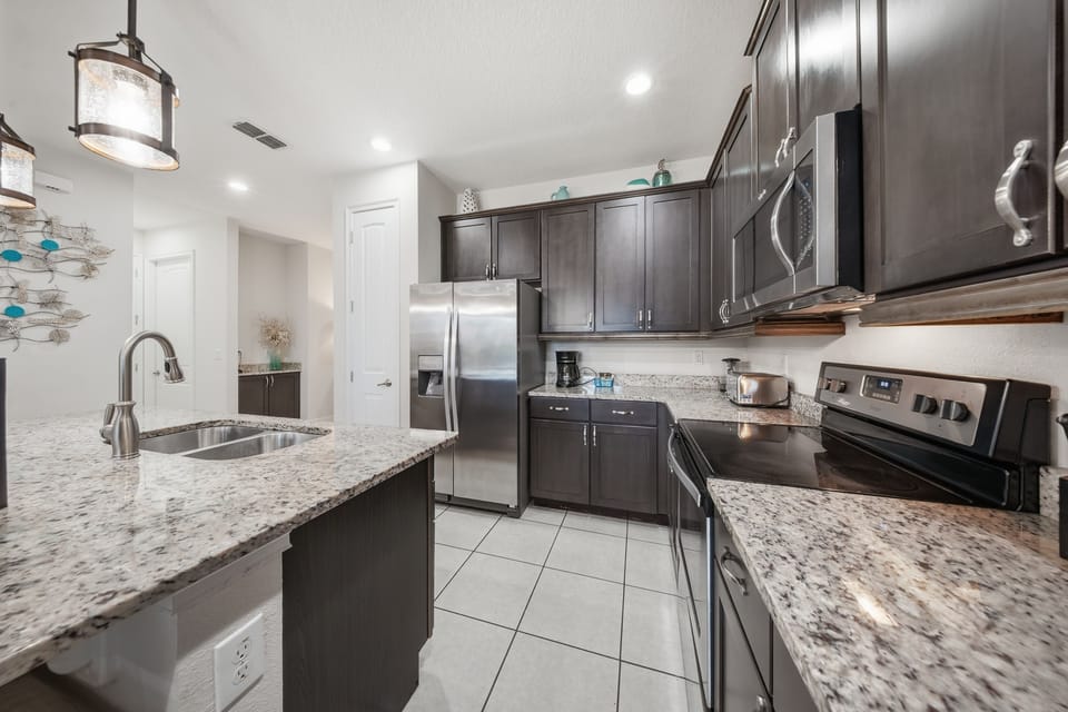 Villa, Multiple Beds, Pool View (EC349 - The Icy Themed Villa - LAN3) | Private kitchen