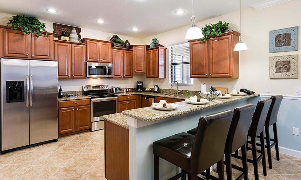 House, Multiple Beds, Pool View (CG002 - The Spacious Villa) | Private kitchen
