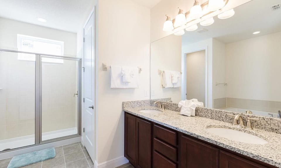 House, Multiple Beds, Pool View (EC165 - The Playful Villa - WEL) | Bathroom | Towels