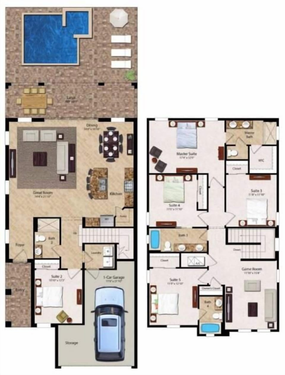 Spacious Villa With Playground in Encore Villa in Osceola County