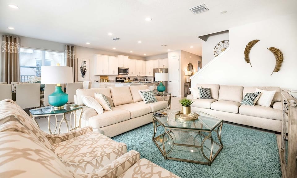House, Multiple Beds, Pool View (EC273-The Stylishly Spacious Retreat) | Living area