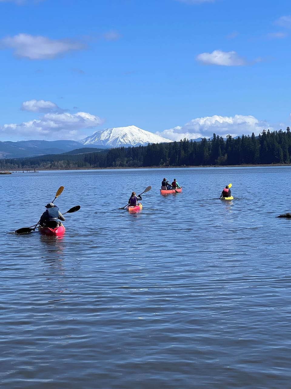 kayaks20on20silver20lake20w20mount20st20helens