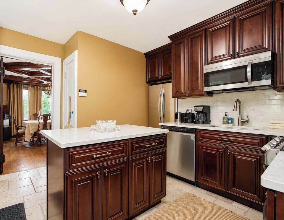 Refresh in the private master bathroom with walk-in shower