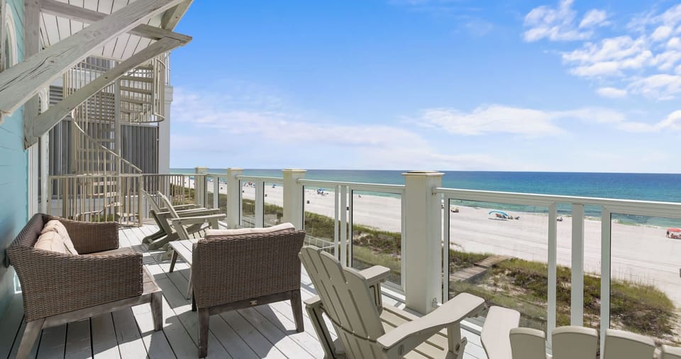 Start your morning with a fresh cup of coffee and the ocean breeze right outside your door.