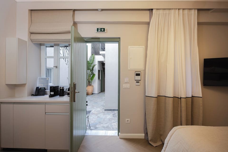 This suite is part of the Nouar Residences and Suites and is situated on the ground floor of the open-air building