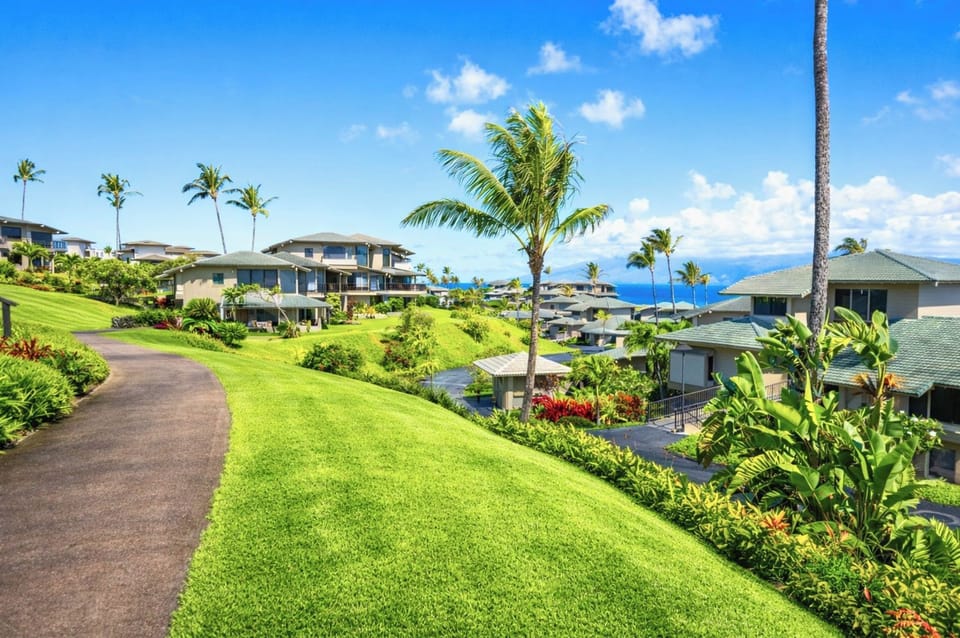Stroll through beautifully maintained tropical gardens that surround the villas. The serene landscaping invites peaceful reflection and connection with nature.