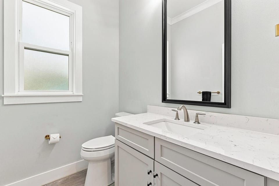 Third floor half bathroom