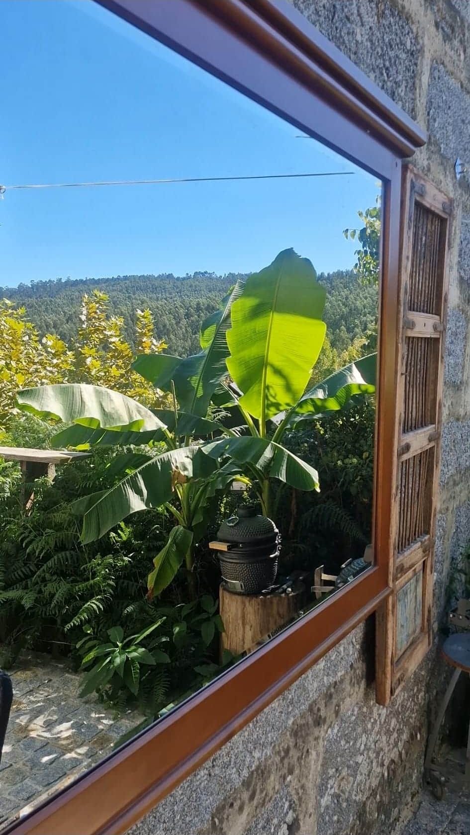 Terrace with mountainview