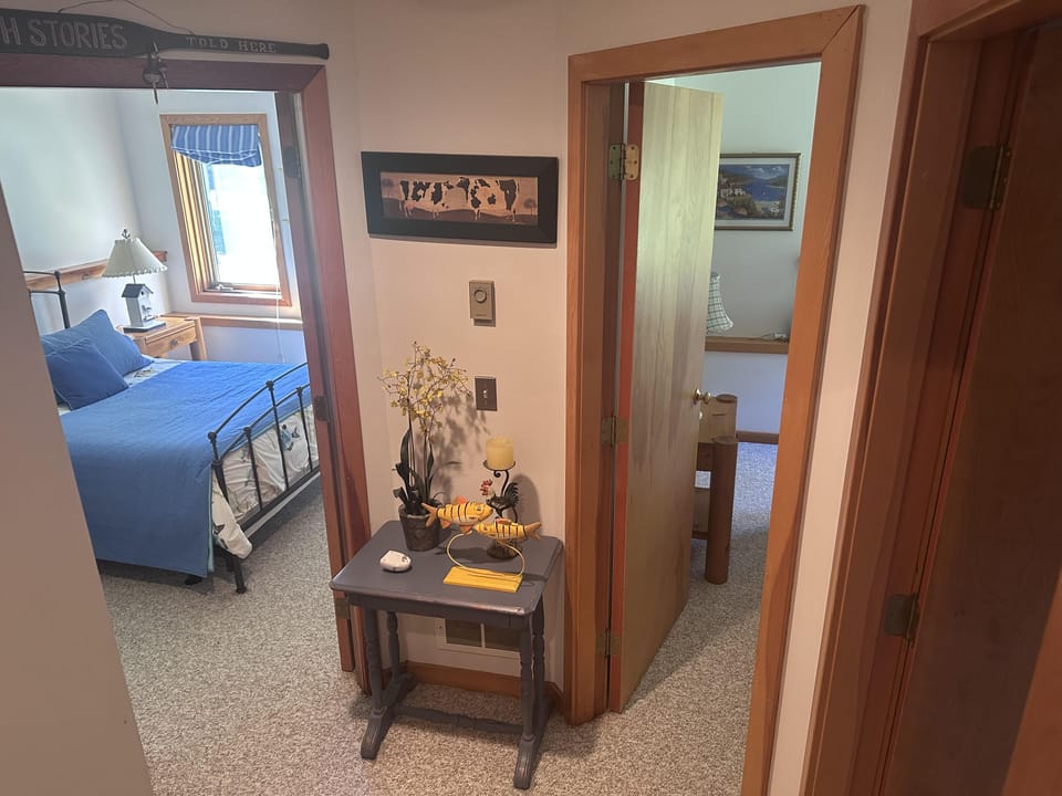 Lower level hallway to all 3 bedrooms