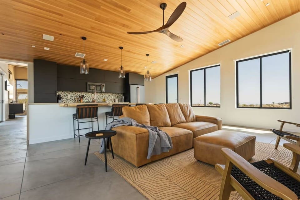 Open concept living with endless desert views.