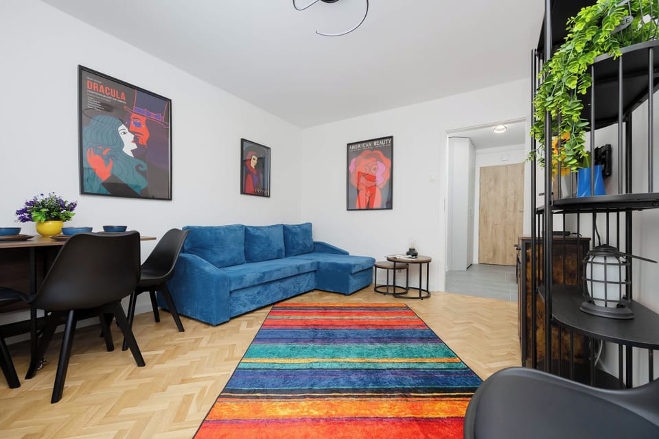 The bedroom's tasteful decor combines functionality with elegance. 
