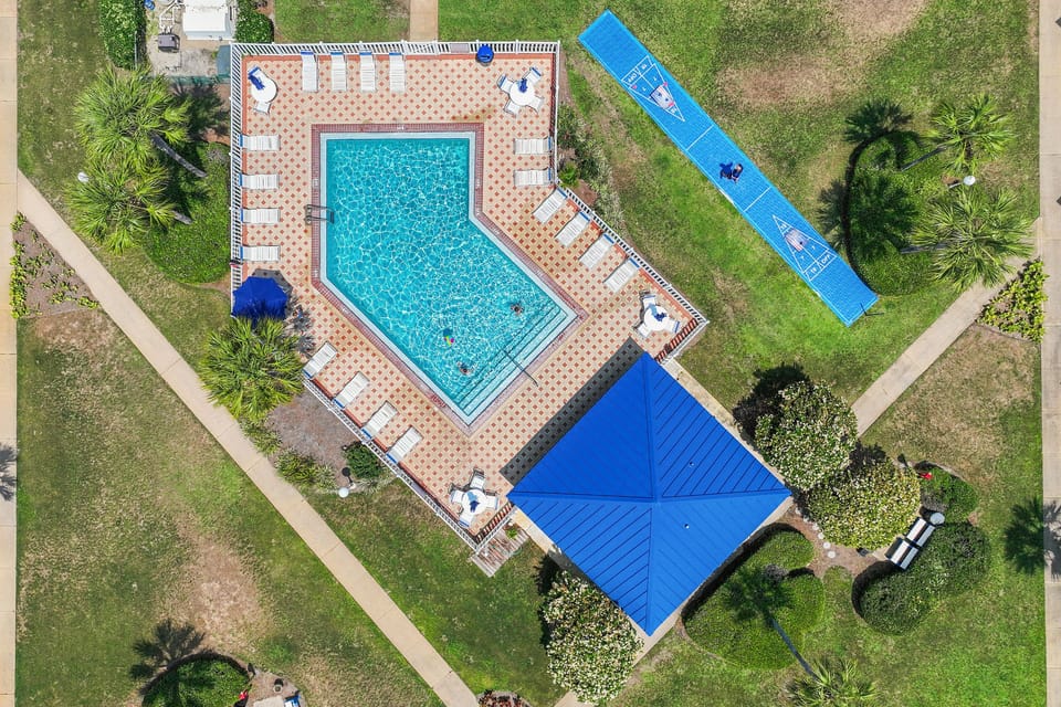 Aerial view of Blue Surf