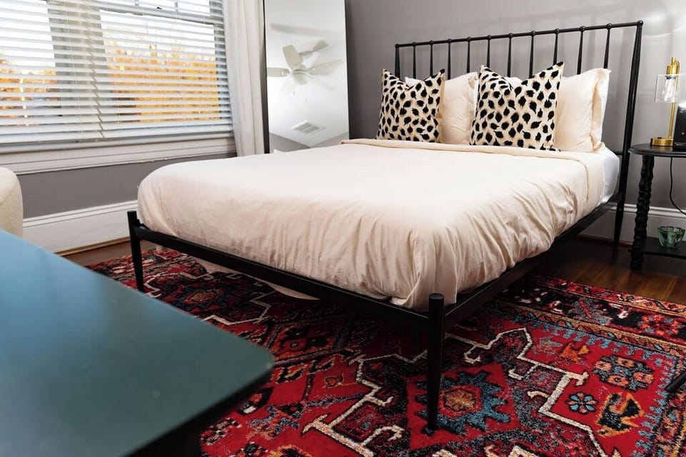 Comfy queen bed