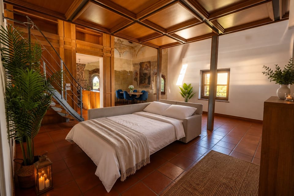 2-bedroom apartment in charming Emilia-Romagna with Private Parking & AC comfort Apartment in Piacenza