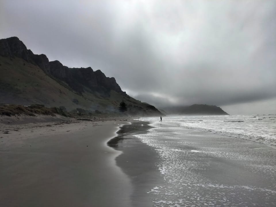 Beautiful stretch of Kairakau beach