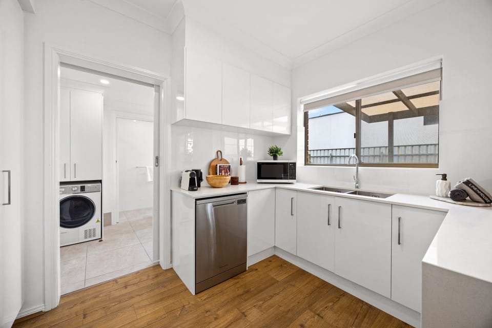 Upstairs, the main bathroom offers a sizeable shower, soaker bath and a separate toilet.