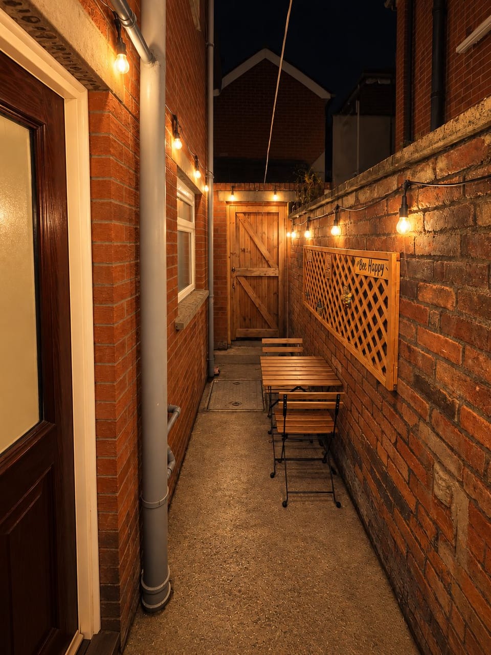 Outdoor seating area