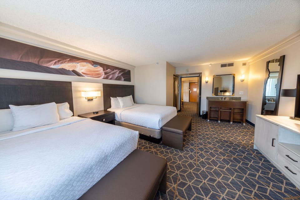 1 bedroom, premium bedding, down comforters, in-room safe