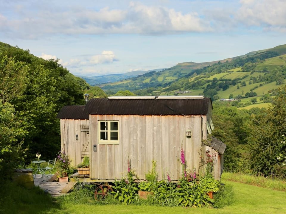 A perfect pair of shepherds huts