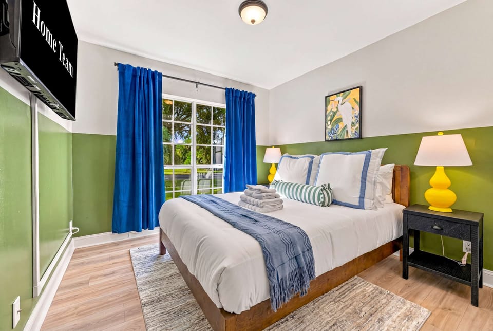 Bedroom 2: Queen (Main Level) - Comfort and Style – This cozy queen bedroom offers the perfect balance of comfort and elegance, providing a peaceful retreat for a restful night’s sleep.
