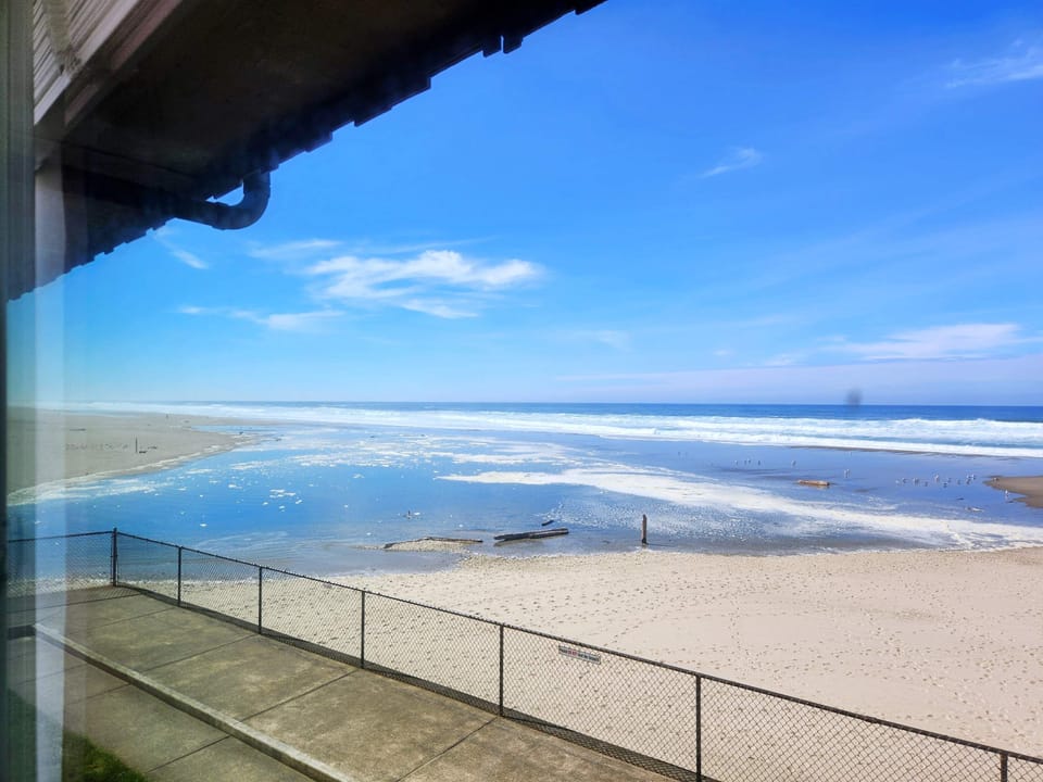 Soak in views of the D River and the ocean