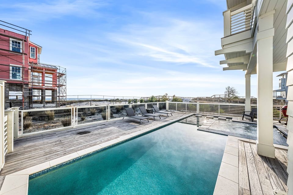 Relax on your spacious deck