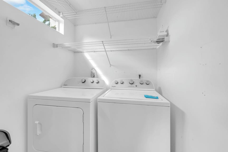 Washer and dryer