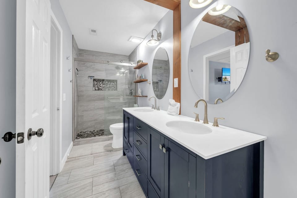 Master bathroom