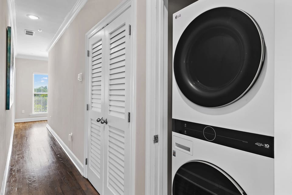 Convenient laundry area