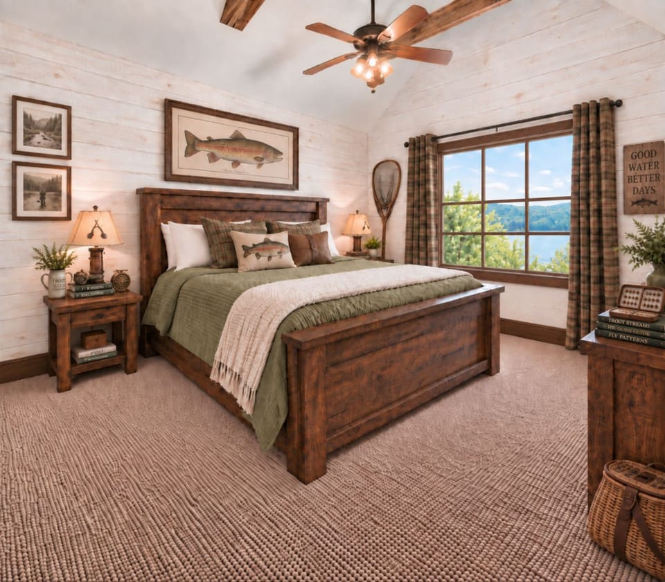 King Master Suite on the upper level